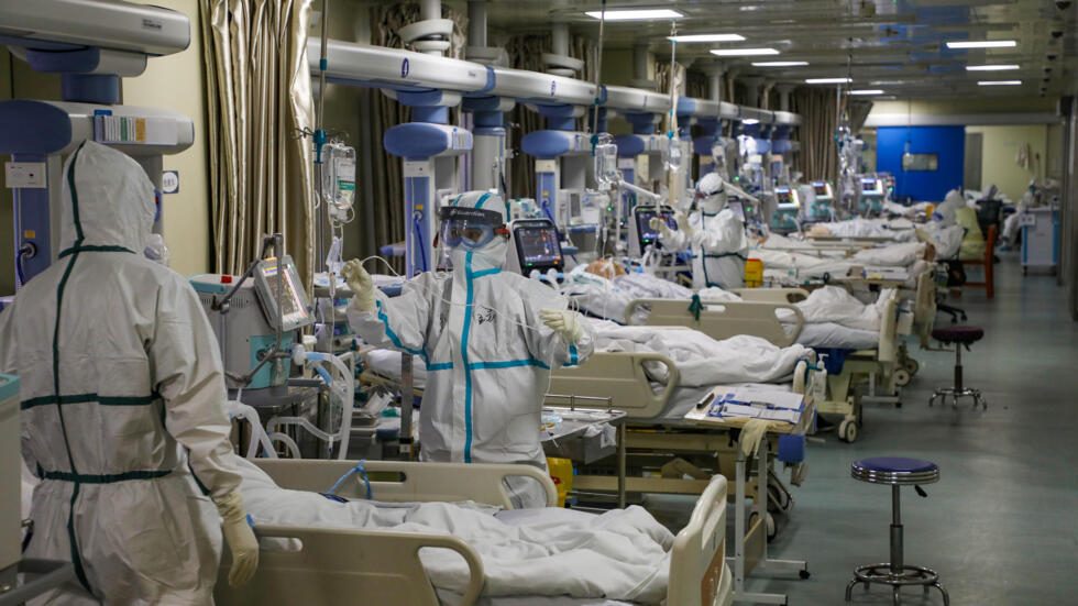 مستشفى خاص بمرضى فيروس كورونا بمدينة ووهان الصينية. 6 فبراير/شباط 2020.